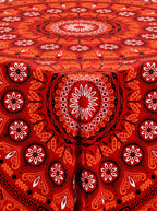 Crimson Ember Tapestry