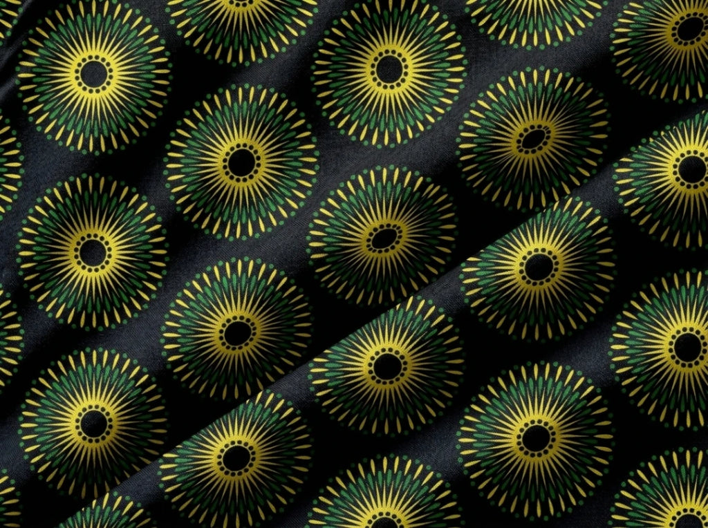 Onyx Emerald Sunburst
