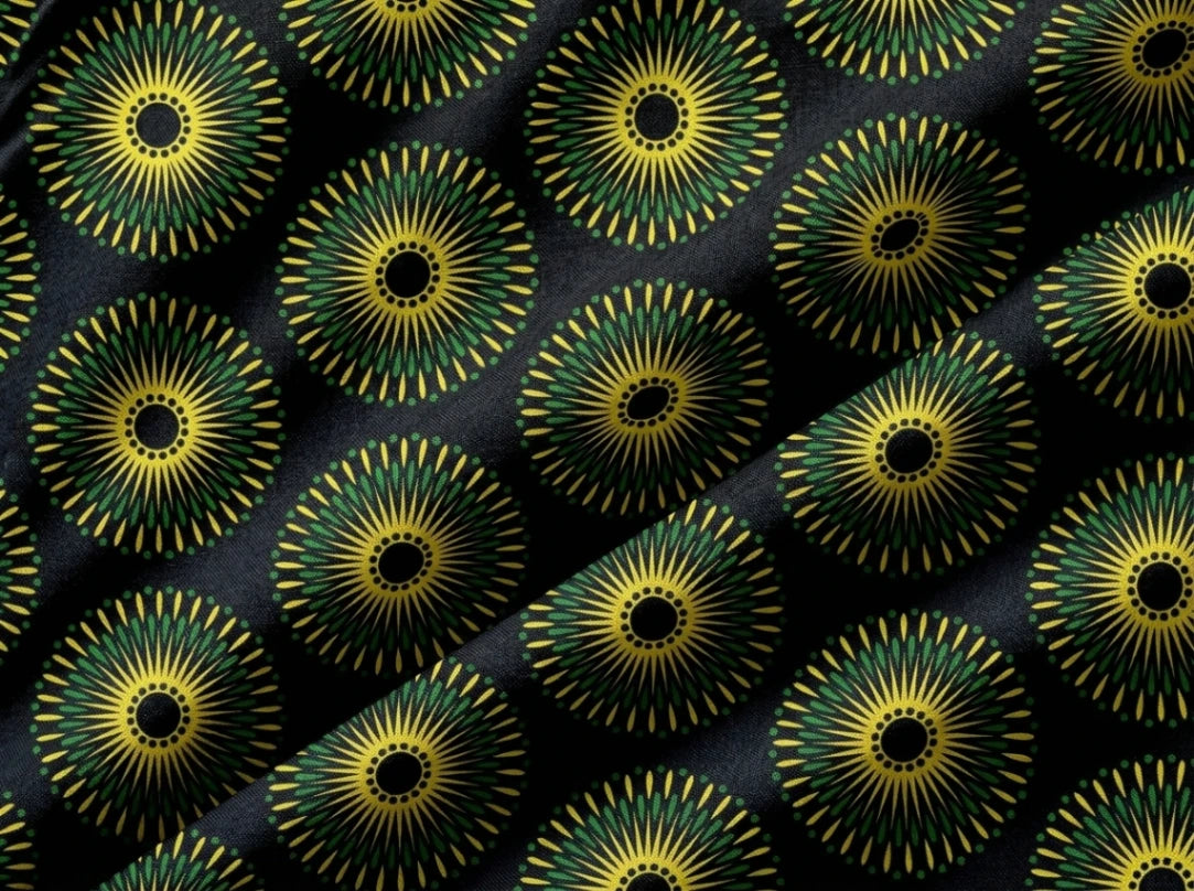 Onyx Emerald Sunburst