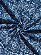 Indigo Crest Tapestry